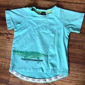 Peek-a-Boo Beans Blue Alligator T-Shirt